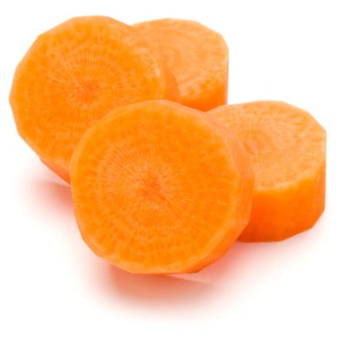 doğranmış havuç dilimleri 