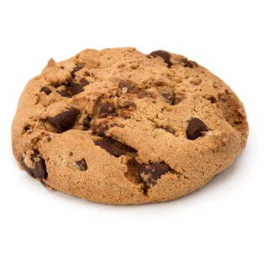 Çikolata parçacıklı kurabiye. 