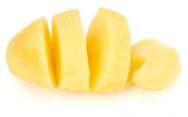 haşlanmış soyulmuş patates