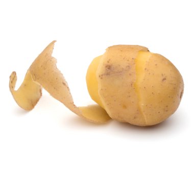 soyulmuş patates yumru