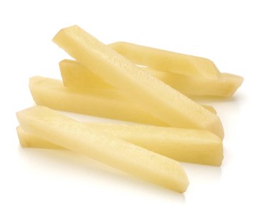 Şeritler dilimlenmiş patates 