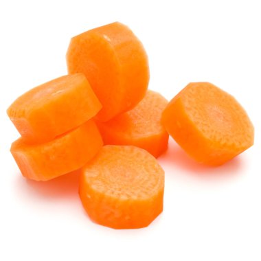 doğranmış havuç dilimleri 