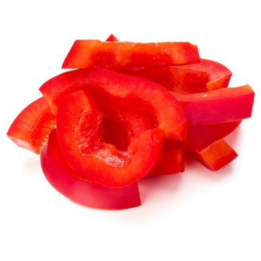 kırmızı biber şeritler 