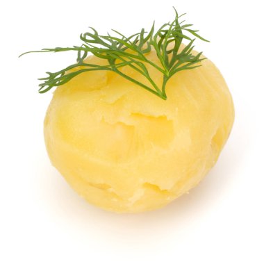 Soyulmuş patates haşlanmış 