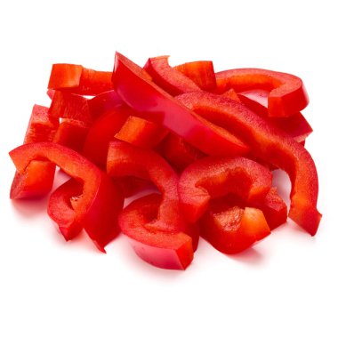 kırmızı biber şeritler 