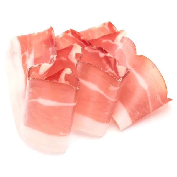 Italské prosciutto crudo nebo jamon — Stock fotografie