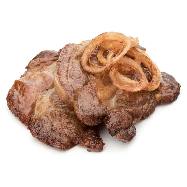 Carne de cerdo frita cocida — Foto de Stock