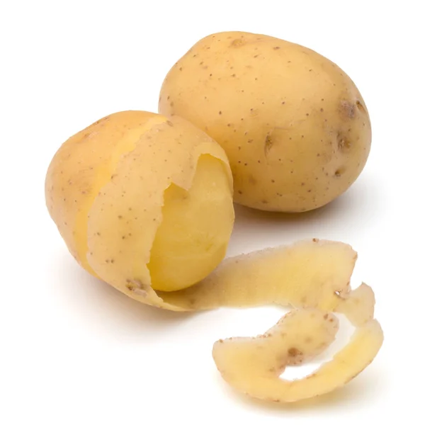 Peeled potato tubers — Stock Photo, Image