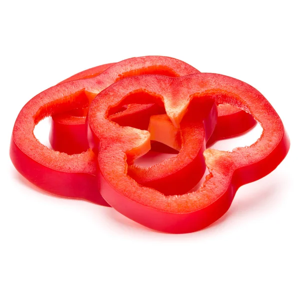 Φέτες κόκκινης πιπεριάς — Φωτογραφία Αρχείου
