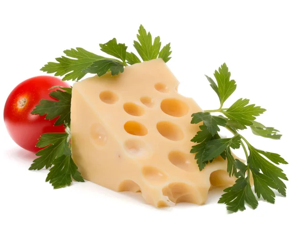 Fresh cheese block — Stock Photo, Image