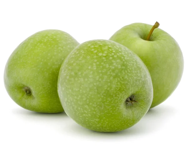 Haufen grüner Äpfel — Stockfoto