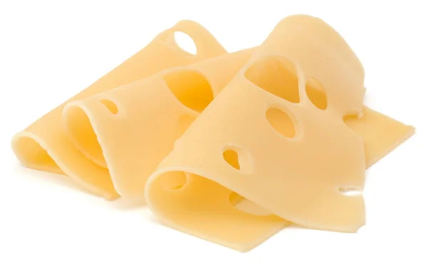 Peynir dilimleri yığını — Stok fotoğraf