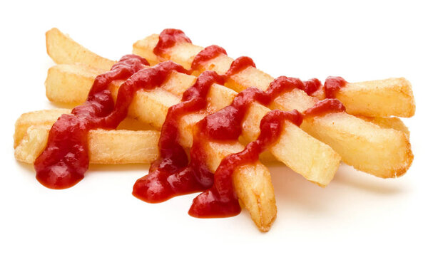 French Fries with ketchup 