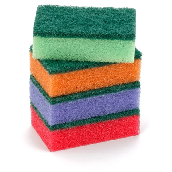 Yığılmış renkli süngerler  