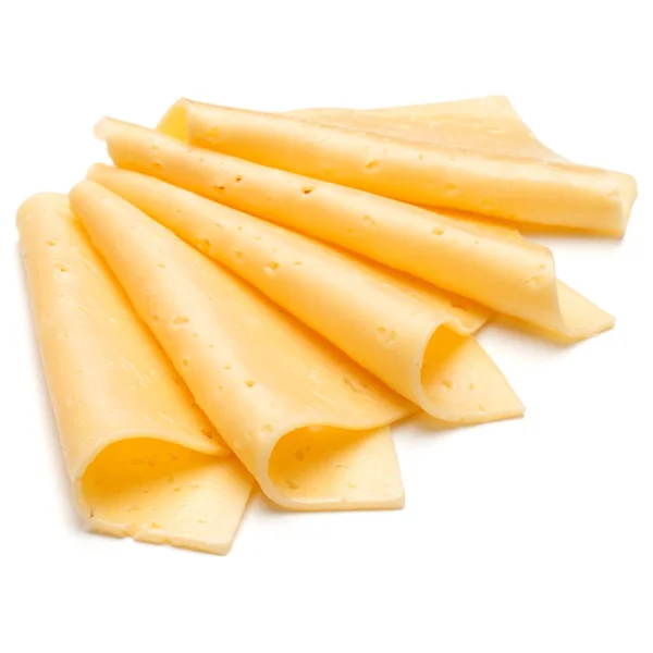 Högen av ost skivor — Stockfoto