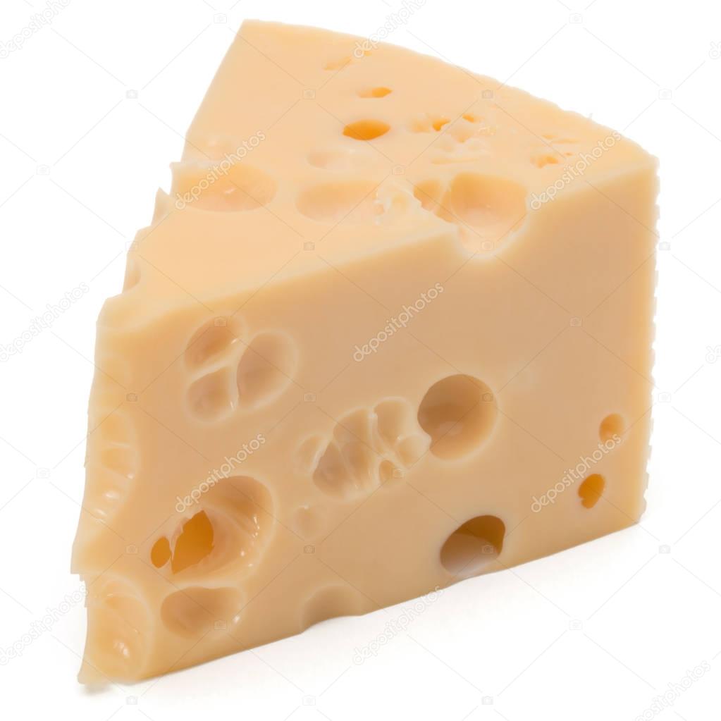 Block of fresh cheese 