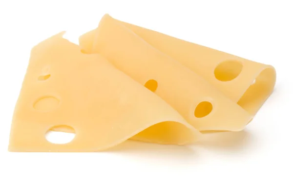 Pile of cheese slices — Stock Photo, Image