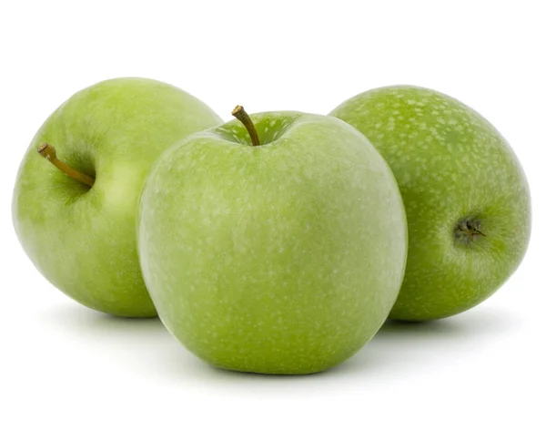 Haufen grüner Äpfel — Stockfoto