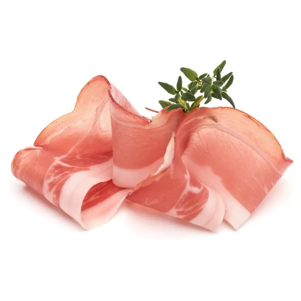 Italian prosciutto crudo or jamon — Stock Photo, Image