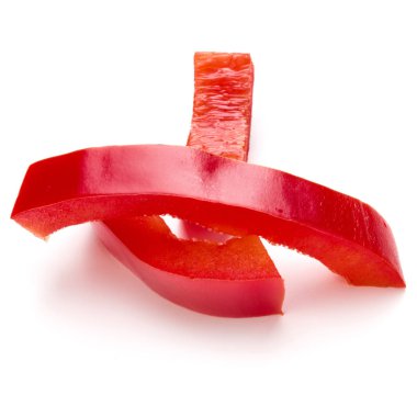 kırmızı biber şeritler 