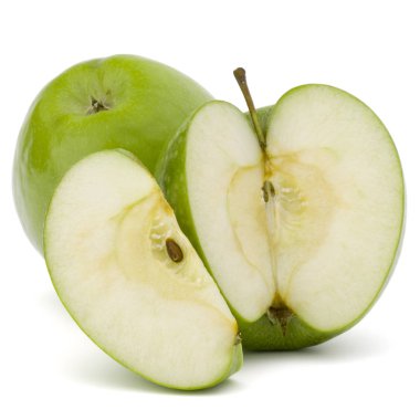 Yeşil elma dilimli