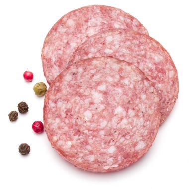 füme salam dilimlenmiş