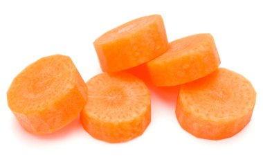 doğranmış havuç dilimleri 