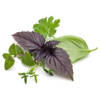 Çeşitli taze ot bırakır