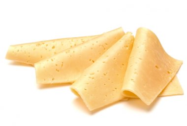 Peynir dilimleri yığını 