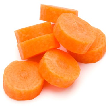 doğranmış havuç dilimleri 