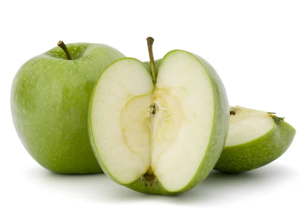 Manzana en rodajas verdes —  Fotos de Stock