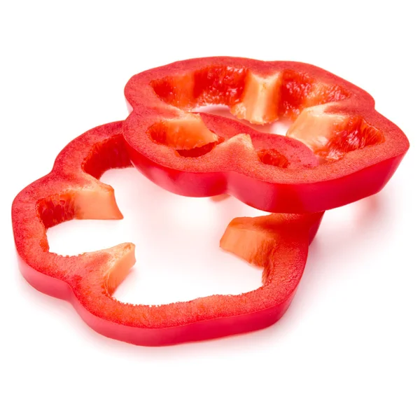 Fatias de pimenta vermelha — Fotografia de Stock
