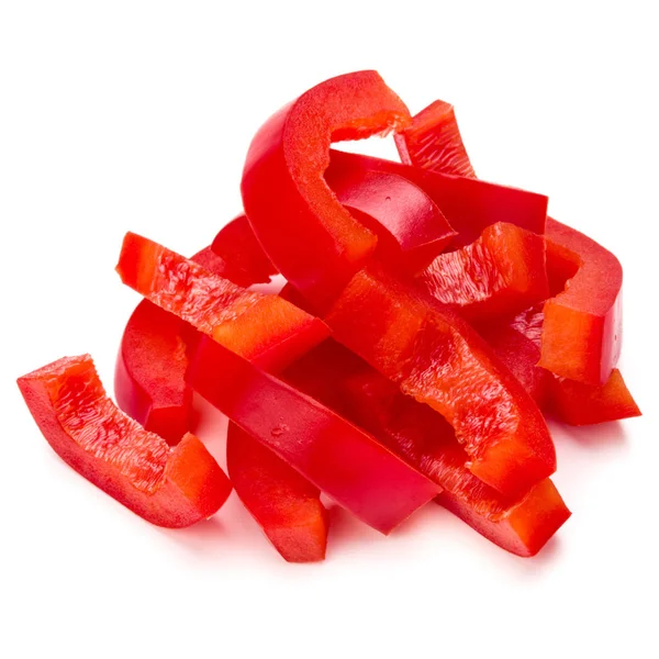 Tiras de pimiento rojo — Foto de Stock