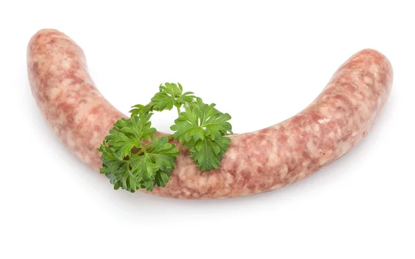 Kiełbasy surowe mięso — Zdjęcie stockowe