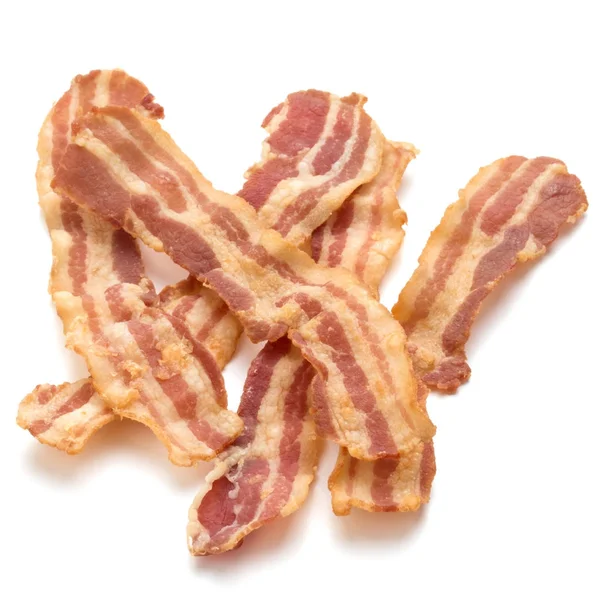 Tranches de bacon croustillantes cuites — Photo