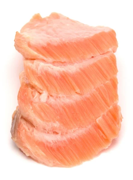 Smoked salmon segments — Stock Photo, Image