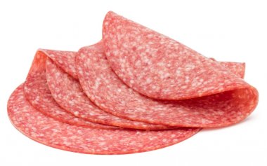 Füme salam sosis dilimleri