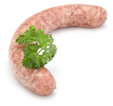 Maydanoz ile çiğ sosis