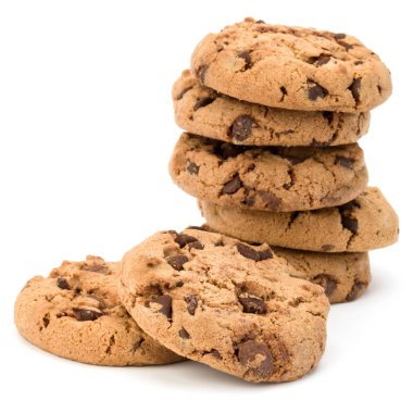 yığılmış çikolatalı kurabiye