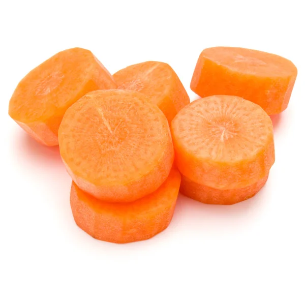 Chopped carrot slices — Stock Photo, Image