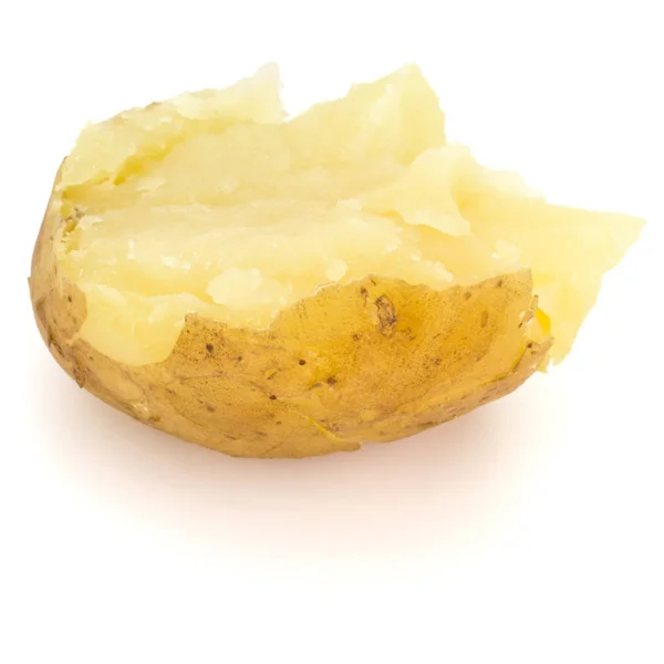 Одна варена очищена картопля — стокове фото