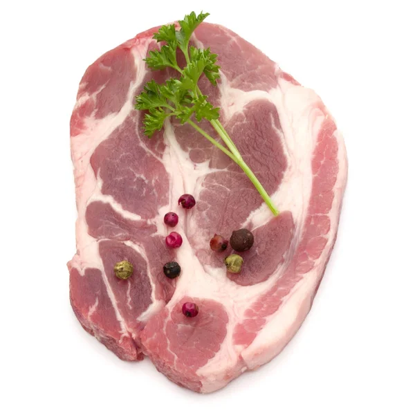 Col de porc cru hacher la viande — Photo
