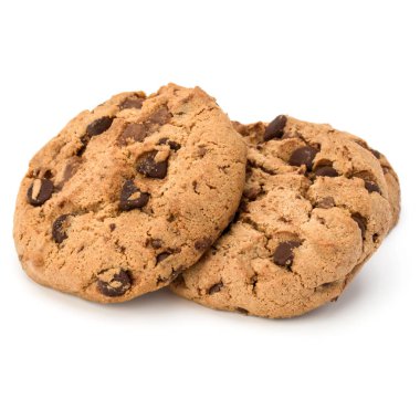 Çikolata parçacıklı kurabiye. 