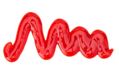 beyaz üzerine domates sosu