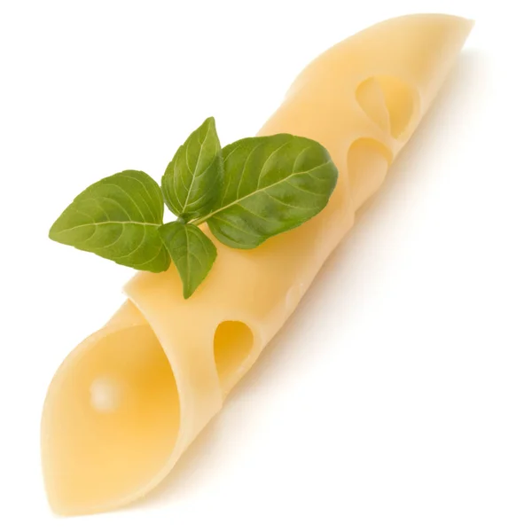 Listy sýra a bazalky — Stock fotografie