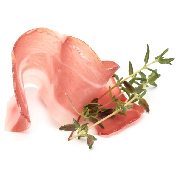 Italské prosciutto crudo — Stock fotografie