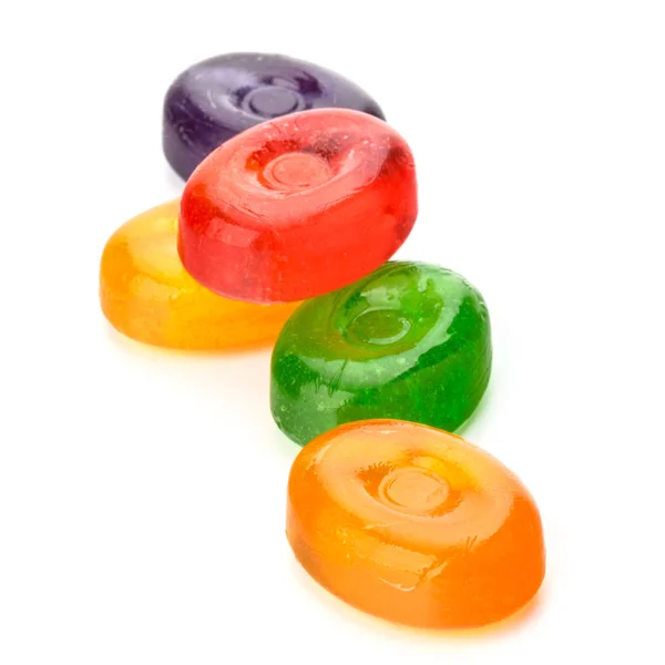 Bonbons de sucre dur aux fruits — Photo