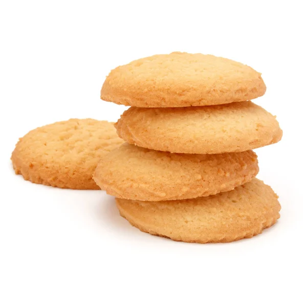 Biscoitos de massa curta empilhados — Fotografia de Stock