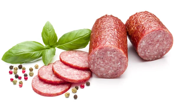 Salame salsiccia affumicata — Foto Stock