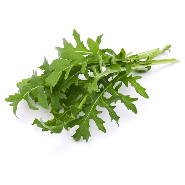 Folhas de arugula frescas verdes — Fotografia de Stock